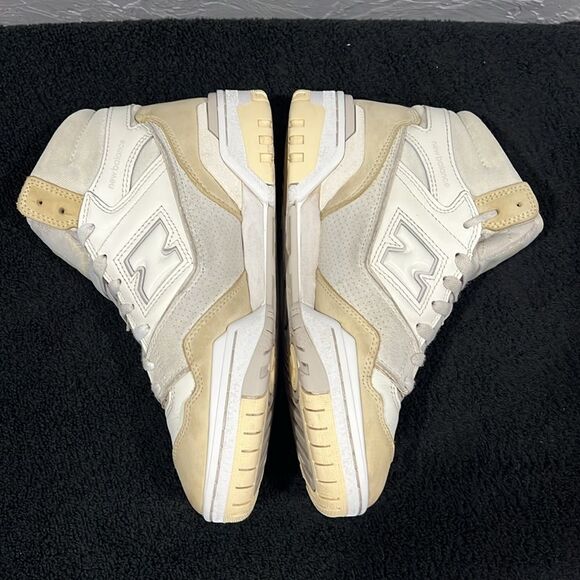 🔥 New Balance 650R Beige Macadamia High Top Sneaker Trainer  Men 8 / Women 9.5 - Picture 7 of 12